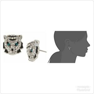 Betsey Johnson Magical Creasare Tiger Earrings